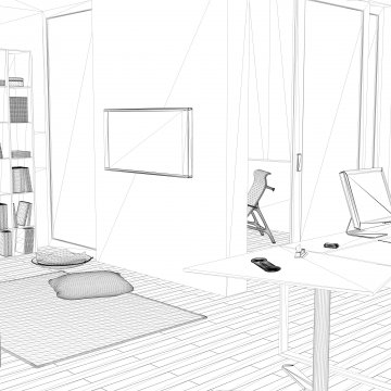 Digital layout of a room